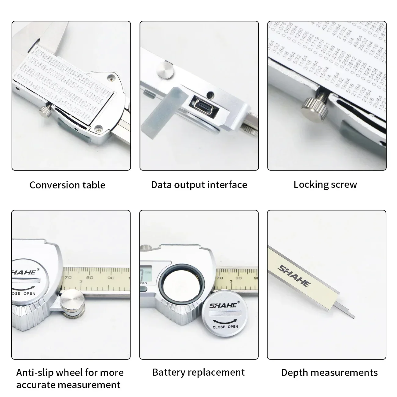 SHAHE Electronic Digital Calip - Digital Caliper 150Mm Stainless Steel recension och pris