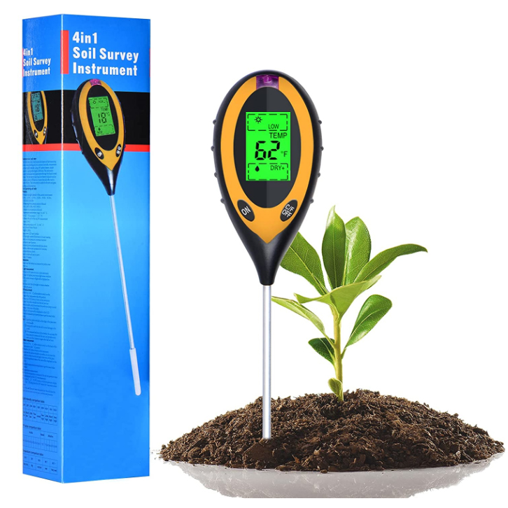 4 in 1 PH Light Temp Moisture  - Ph Meter Digital Water Tester recension och pris