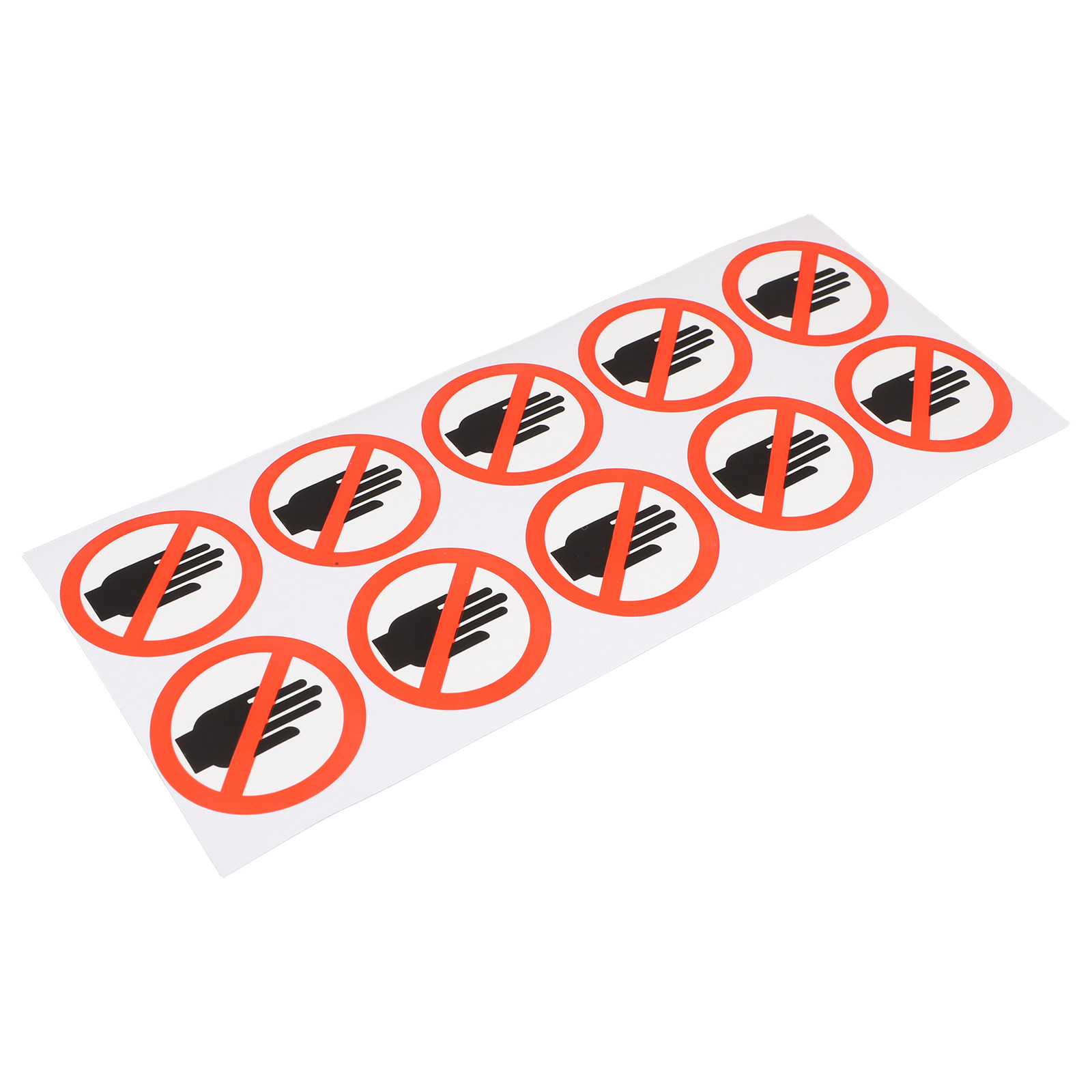 1Sheet Do Not Touch Warning De - Lab Equipment recension och pris