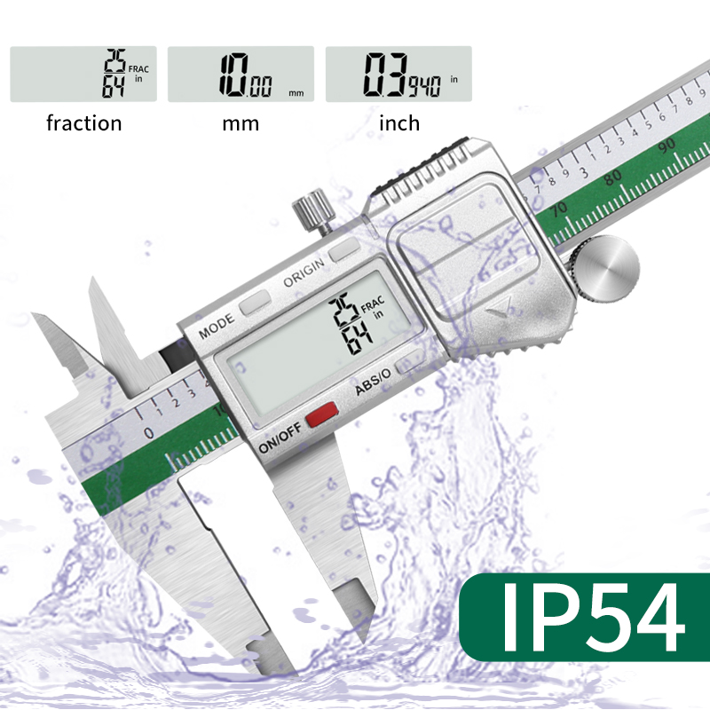 ET54 150mm 0.01mm Electronic D - Digital Caliper 150Mm Stainless Steel recension och pris