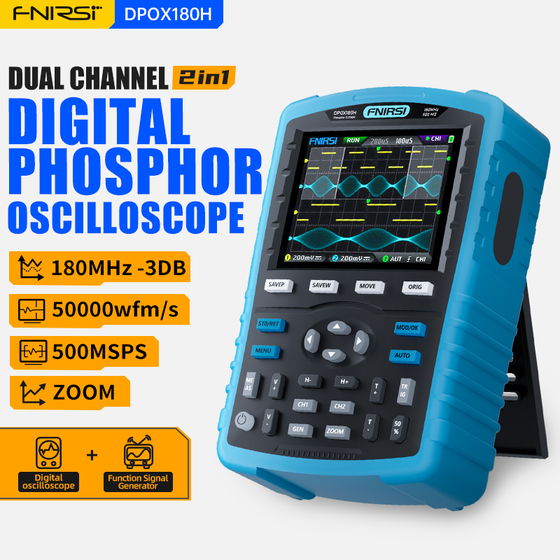 FNIRSI DPOX180H Handheld Phosp - Fnirsi Digital Oscilloscope Handheld recension och pris
