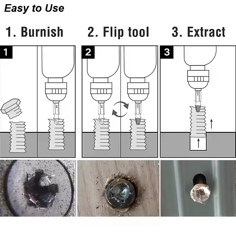 Damaged Broken Screw Extractor - Industrial Tools recension och pris